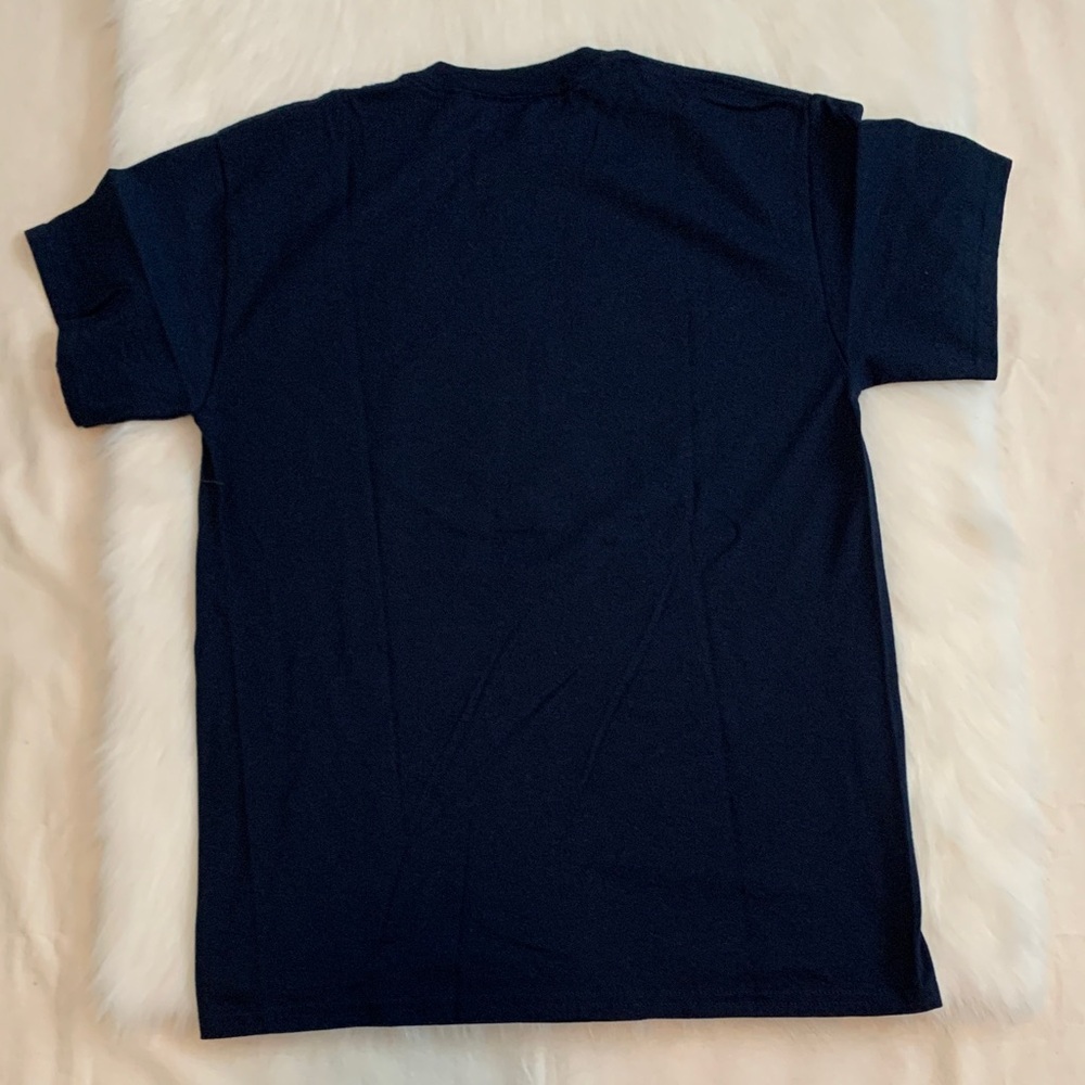 Gildan Navy Hang Loose T-Shirt Medium - Picture 2 of 2